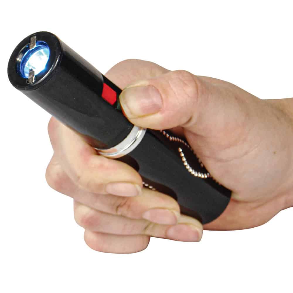 Lipstick Stun Gun 25,000,000V Rechargeable with 100-Lumen LED Flashlight — 4.2 Milliamp Output, Decorative Tube Design, Cap Safety, Aluminum Alloy Construction, Available in 5 Colors - Image 2