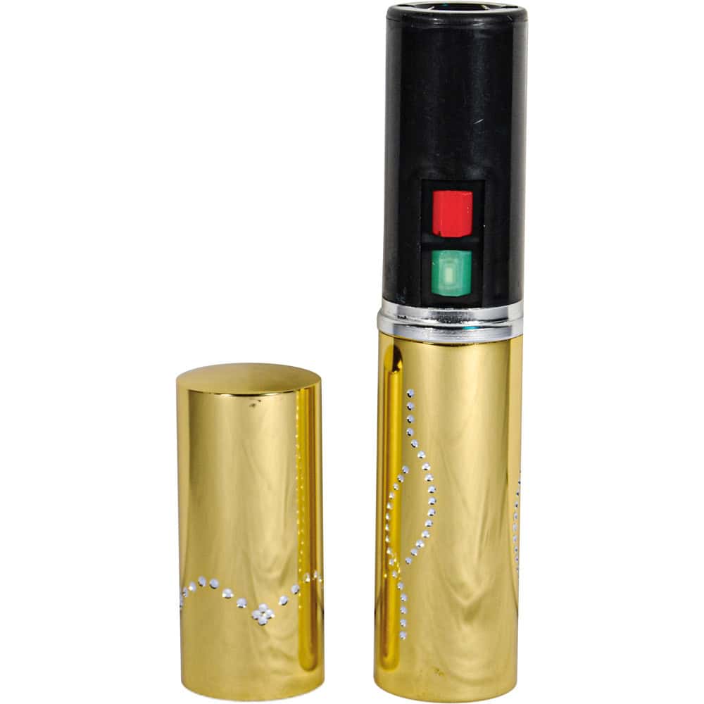 Lipstick Stun Gun 25,000,000V Rechargeable with 100-Lumen LED Flashlight — 4.2 Milliamp Output, Decorative Tube Design, Cap Safety, Aluminum Alloy Construction, Available in 5 Colors - Image 14