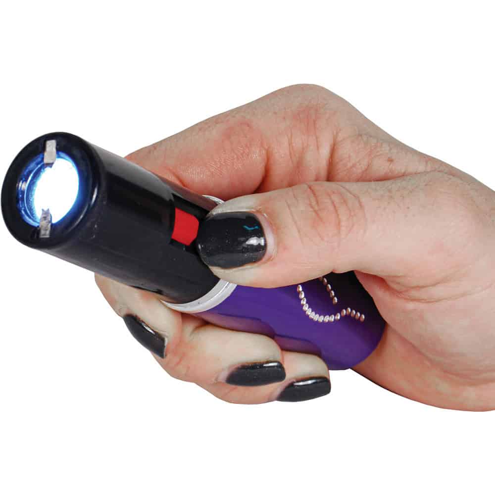 Lipstick Stun Gun 25,000,000V Rechargeable with 100-Lumen LED Flashlight — 4.2 Milliamp Output, Decorative Tube Design, Cap Safety, Aluminum Alloy Construction, Available in 5 Colors - Image 12