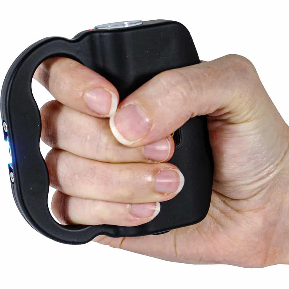 Talon Stun Gun Flashlight 75,000,000 Volts — 4.7 Milliamp Output, 120-Lumen LED, Palm-Squeeze Activation, Rubberized Grip, Rechargeable Lithium Battery, Nylon Holster, Lifetime Warranty - Image 6