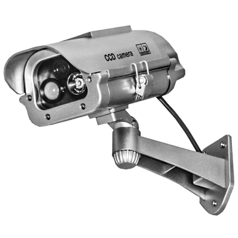 Solar Powered Dummy Security Camera – Motion LED & Radar Sensor