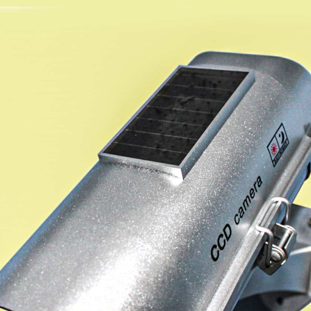 Solar Powered Dummy Security Camera – Motion LED & Radar Sensor - Image 3
