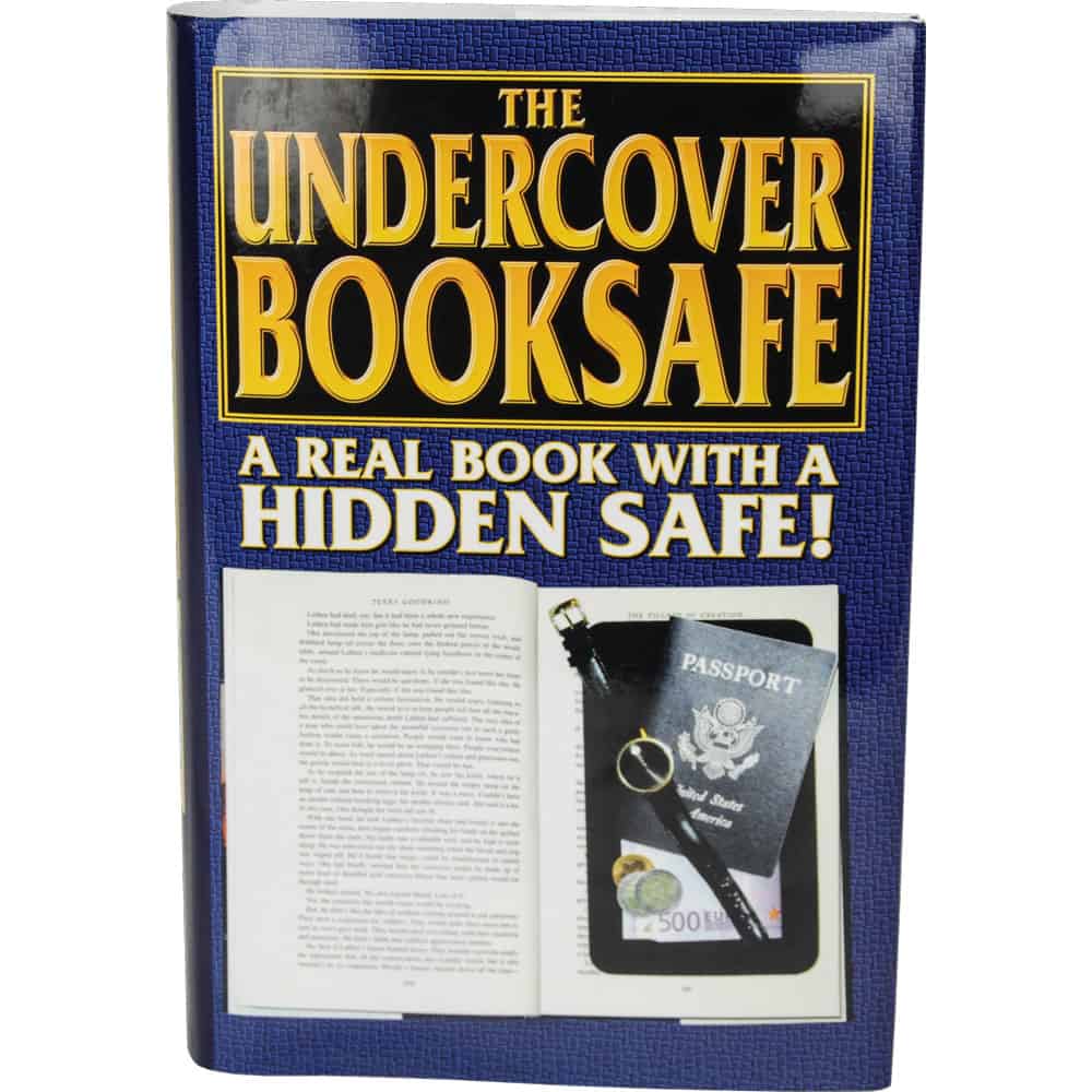 Book Diversion Safe with Hidden Compartment — Realistic Book Cover Design, 7¾" x 4" x 1" Interior, Hides Cash Jewelry and Valuables on Any Bookshelf in Plain Sight