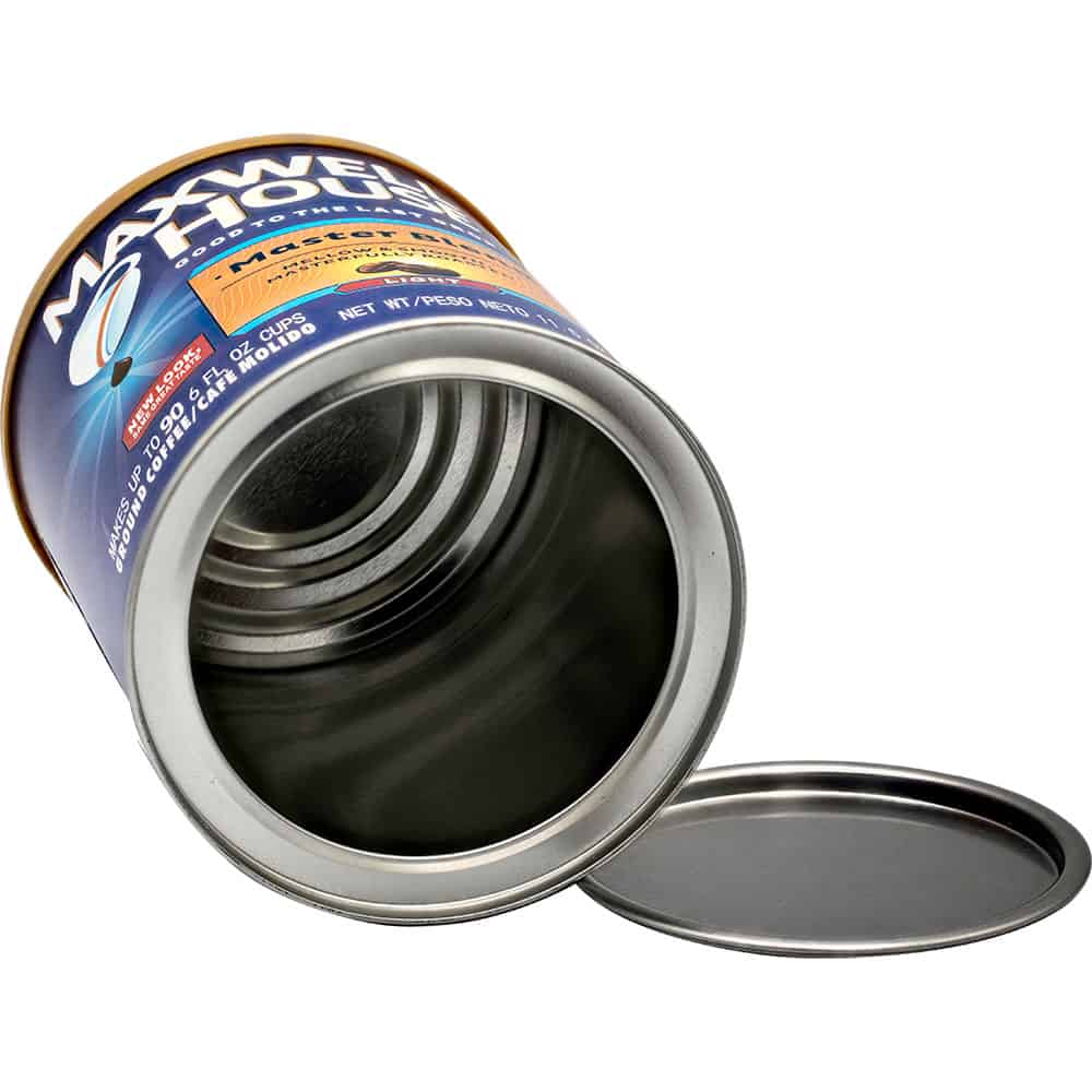 Coffee Can Diversion Safe with Hidden Bottom Compartment — Realistic Coffee Container Design, 2⅞" x 3½" Interior, Screw-Off Base, Hides Cash Jewelry and Valuables in Kitchen - Image 2