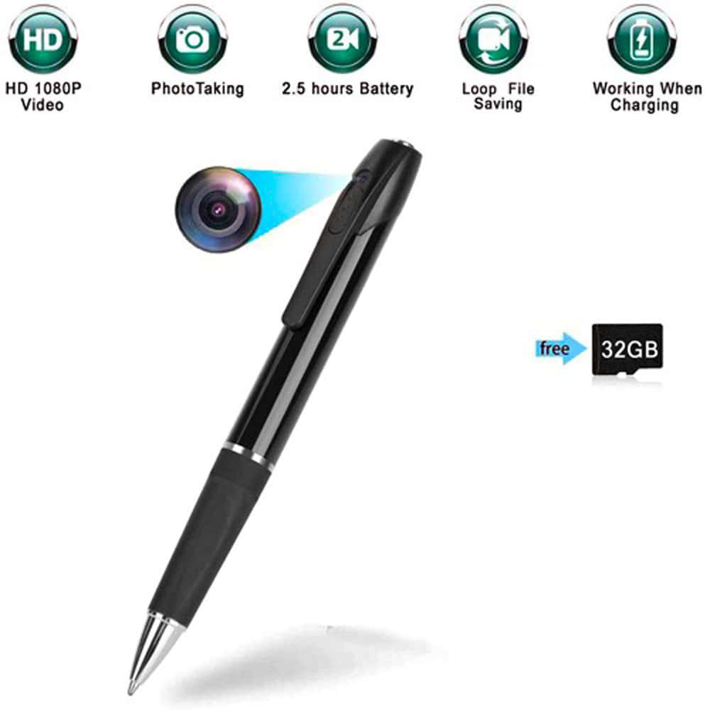 HD Pen Hidden Camera with Built-In DVR – 1080P Full HD - Image 5