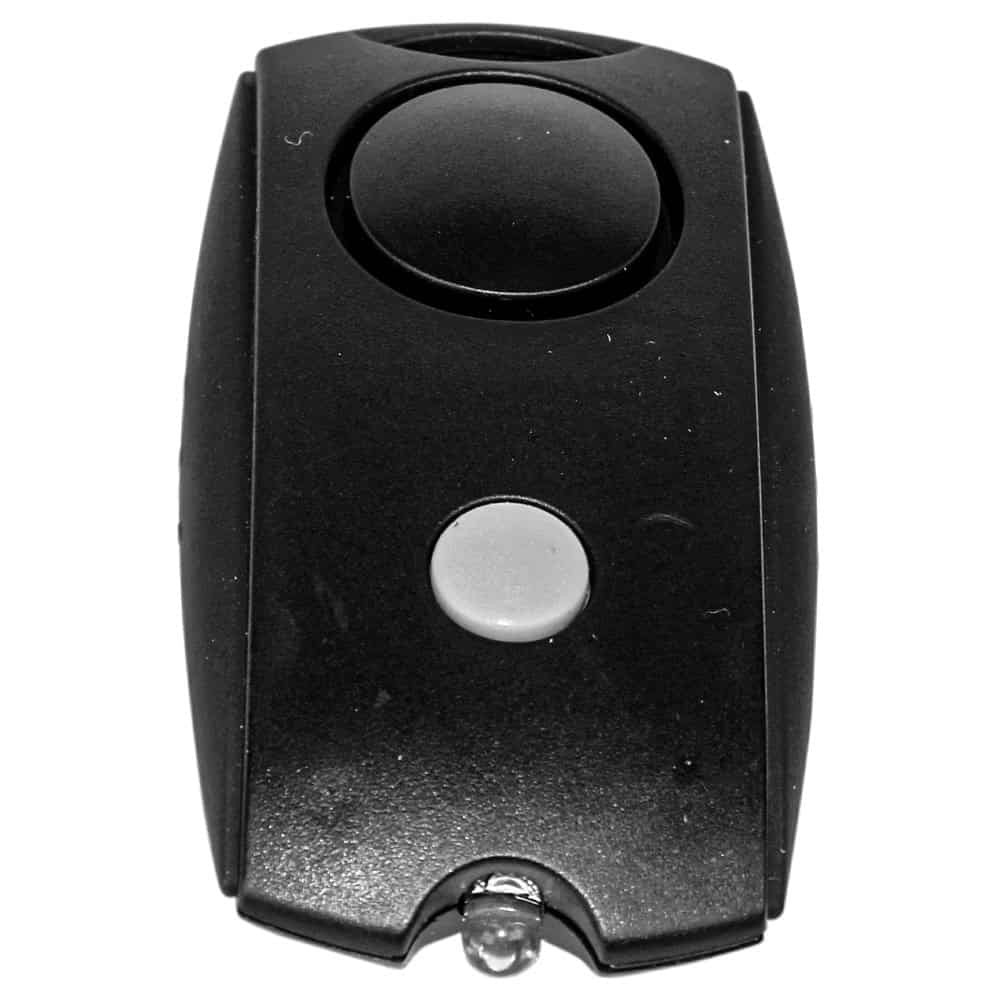 Mini Personal Alarm with LED Flashlight and Belt Clip 120dB — Keychain-Ready, Compact Emergency Siren, One-Button Activation, 3 LR44 Batteries Included, Measures 3" x 1.5" - Image 2
