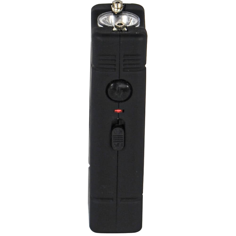 Lil Guy 60,000,000V Stun Gun with 100-Lumen LED Flashlight — 4.4 Milliamp Output, USB-C charging, Three-Position Safety Switch, Nylon Holster, Ultra-Compact 3.75-Inch Design, Black - Image 2