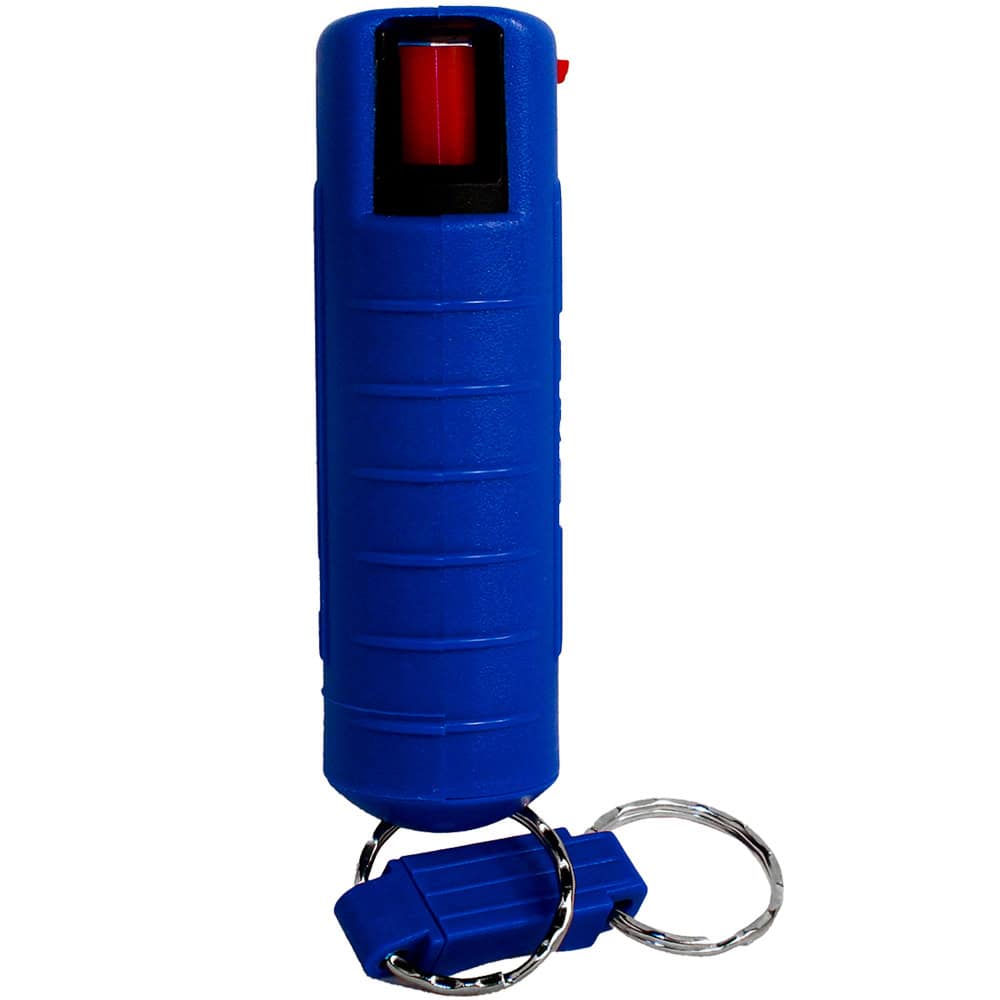 Wildfire 1.4% MC ½ oz Pepper Spray Hard Case with Belt Clip — Stream Pattern, 6-8 Foot Range, Quick Release Keychain, Locking Actuator Safety, UV Dye, 2 Million SHU - Image 4