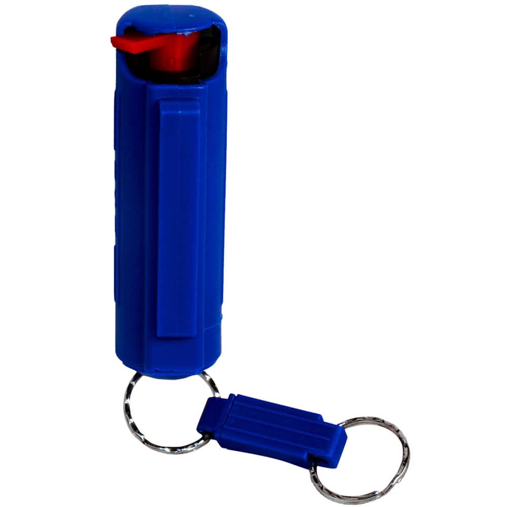 Wildfire 1.4% MC ½ oz Pepper Spray Hard Case with Belt Clip — Stream Pattern, 6-8 Foot Range, Quick Release Keychain, Locking Actuator Safety, UV Dye, 2 Million SHU - Image 5