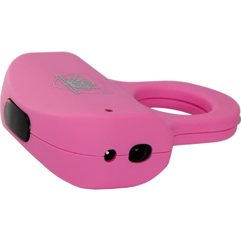 Streetwise Sting Ring 18,000,000-Volt Stun Gun — Patented Squeeze-N-Stun Technology, Concealed Palm Design, Rechargeable Lithium, Safety Switch, USB Charging, Black and Pink Available - Image 6